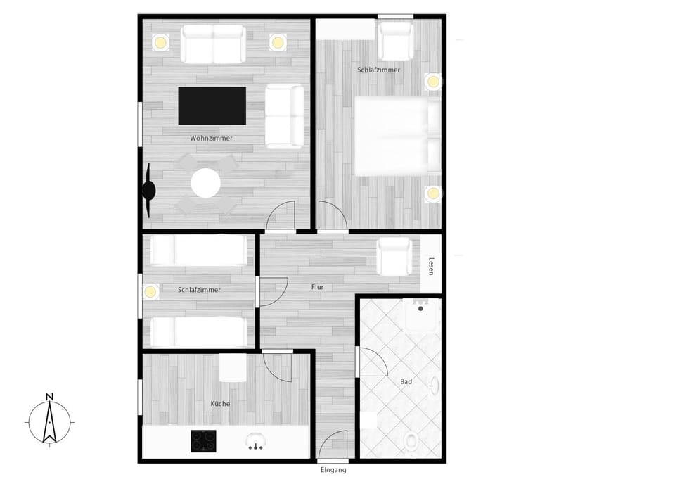 Liebevoll hinterm Deich - Ferienwohnungen Apartment in Nordfriesland