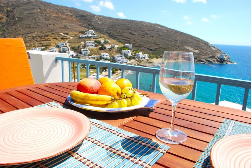 Day, View (from property/room), Balcony/Terrace, Sea view, Drinks