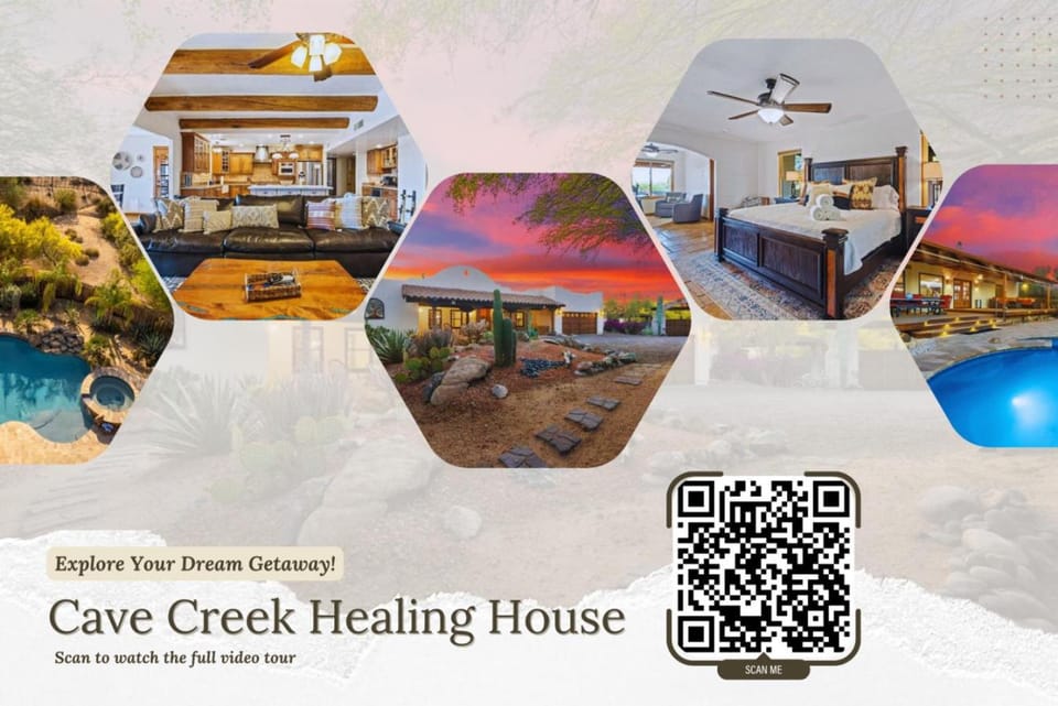 Cave Creek Healing House Heated Pool Desert Oasis House in Pinnacle Peak