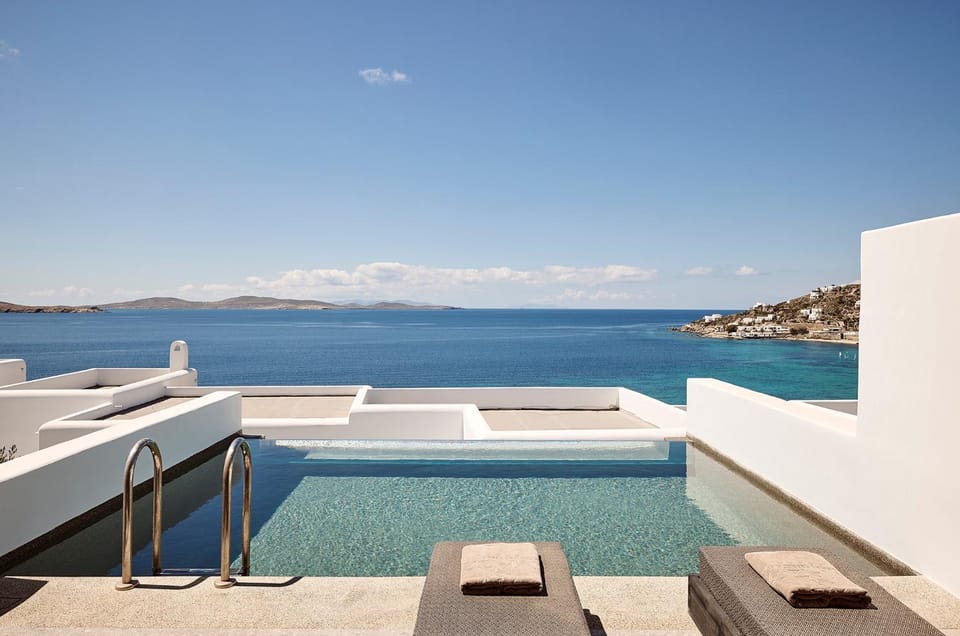 Pool view, Sea view, Swimming pool