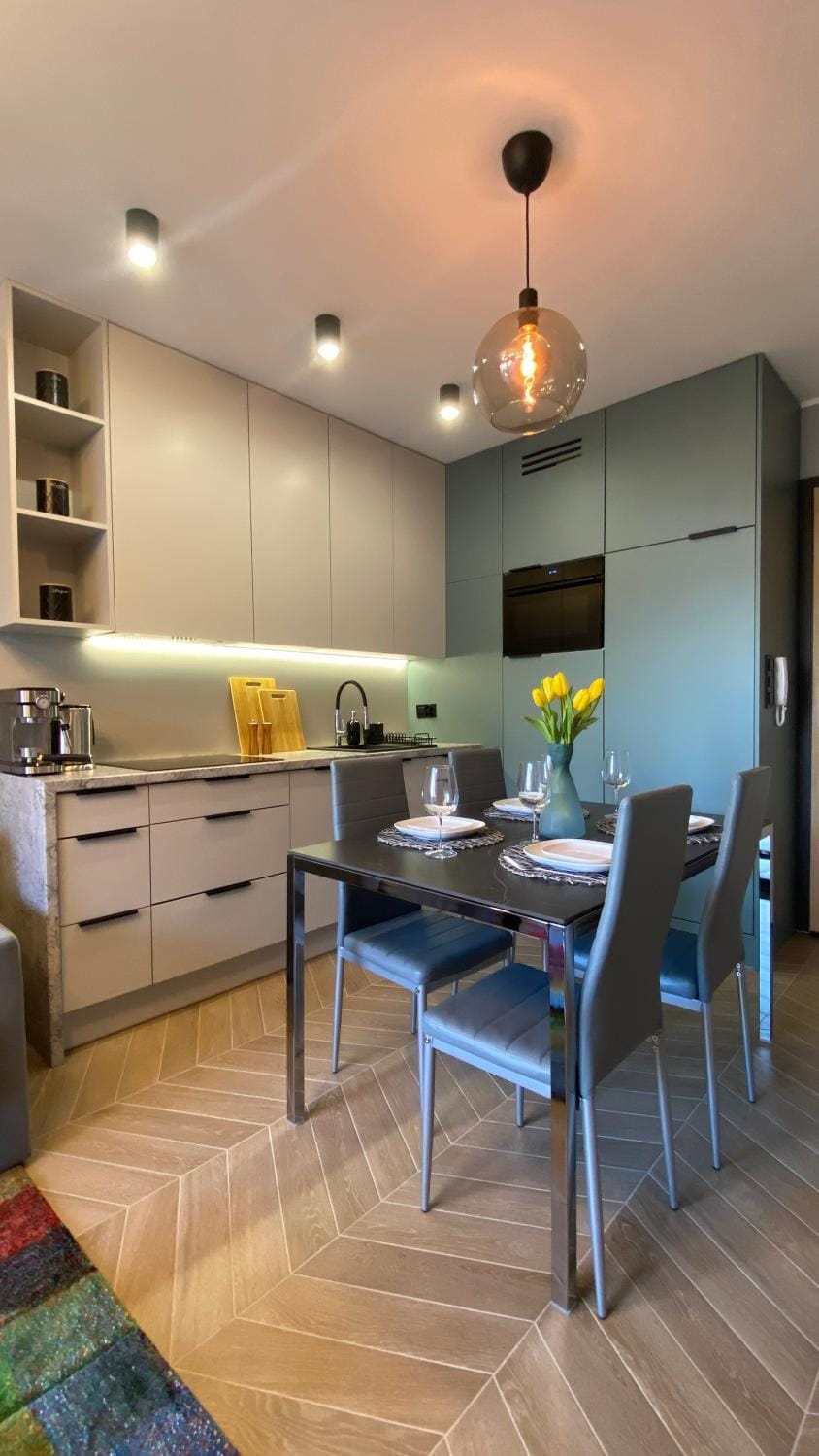 Kitchen or kitchenette, Kitchen or kitchenette, Living room, Seating area, Dining area, dishwasher, minibar, pet friendly, stove
