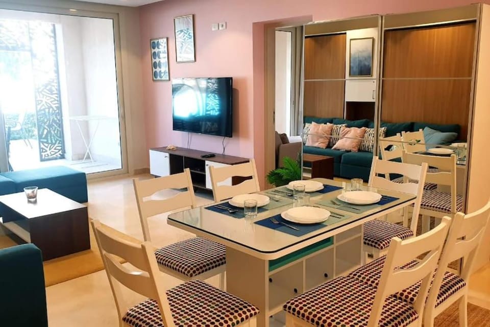 Mangroovy - 1BR GF +2 wall beds Garden & Pool view Apartment in Hurghada