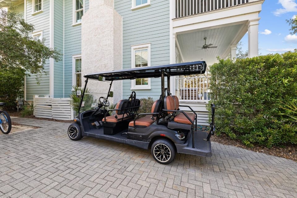 "Sun Haven" in WaterColor GOLF CART included! home House in Seaside
