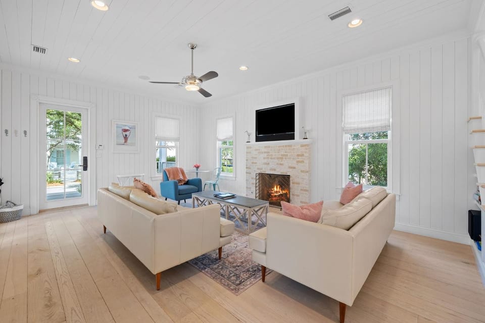 "Sun Haven" in WaterColor GOLF CART included! home House in Seaside