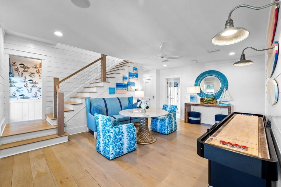 Gulf Front Views - "All Decked Out" Luxurious WaterColor Home - Steps to the Beach Club home House in Seaside