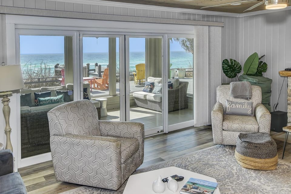Gulf Front Home in Seagrove Beach, FL with 3 Bedrooms and 3 Bathrooms home House in Seagrove Beach