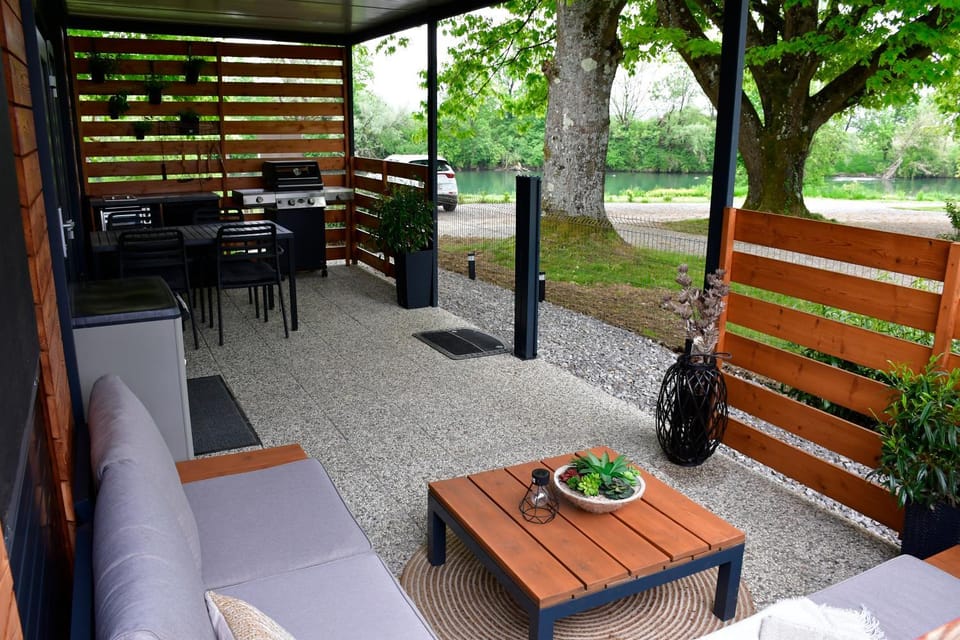 Property building, BBQ facilities, BBQ facilities, View (from property/room), View (from property/room), Seating area, Dining area, River view, River view