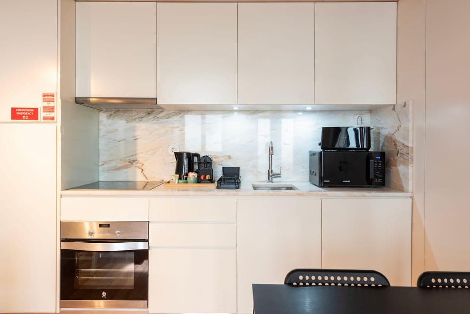 microwave, stove, toaster