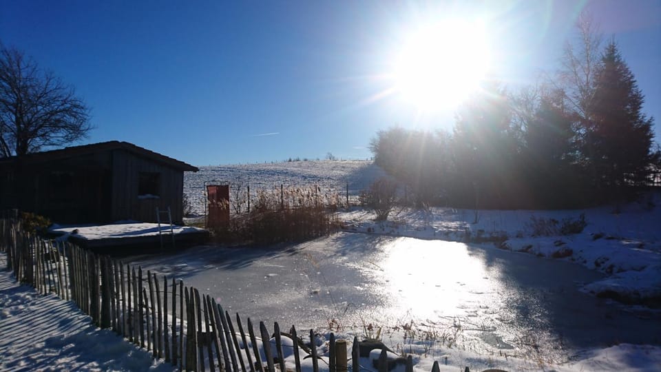 Winter, Sauna