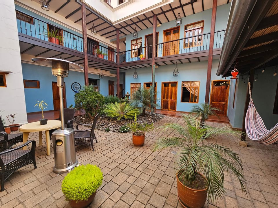 Property building, Patio, Inner courtyard view