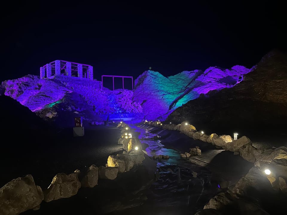 Night, Natural landscape, View (from property/room), Mountain view
