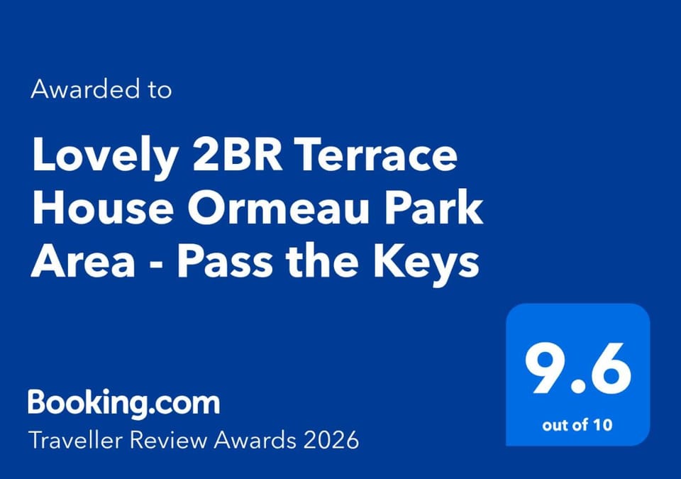 Lovely 2BR Terrace House Ormeau Park Area - Pass the Keys House in Belfast