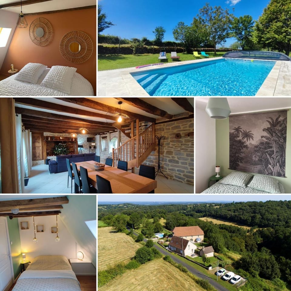 Bed, TV and multimedia, View (from property/room), Photo of the whole room, Seating area, Bedroom, Swimming pool
