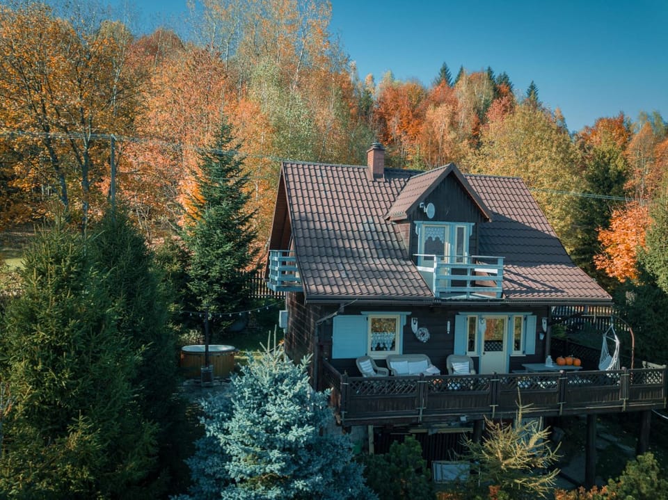 Alemiło - uroczy dom z balią i widokiem na Babią Górę House in Lesser Poland Voivodeship