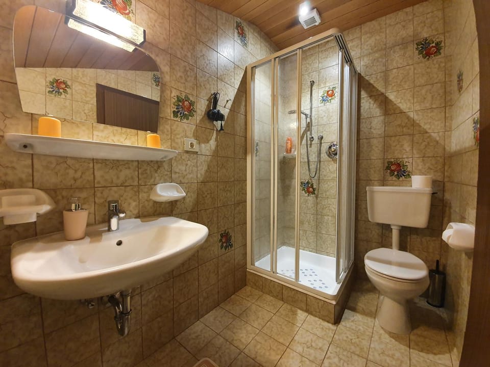 Shower, Toilet, towels