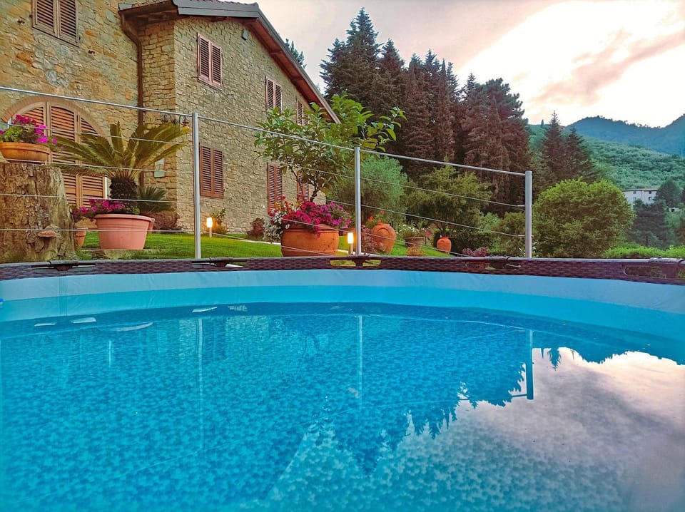 Property building, Pool view, Swimming pool