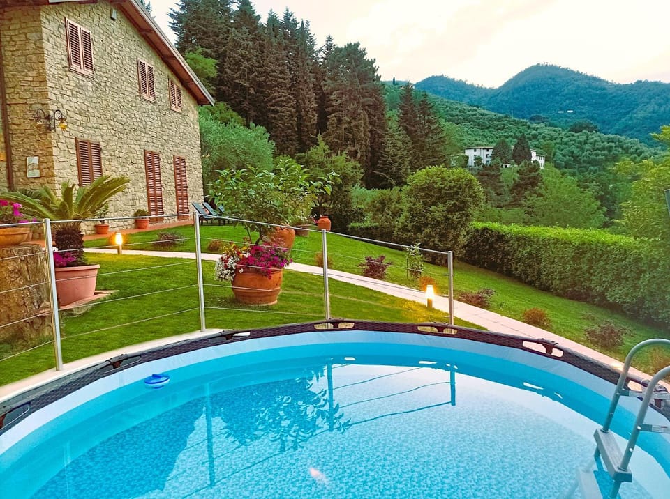 Property building, Pool view, Swimming pool