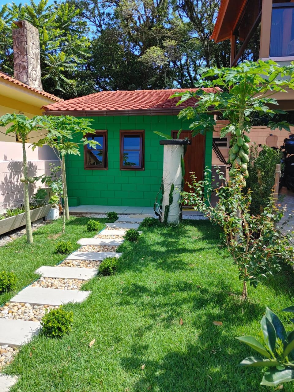 Property building, Garden view