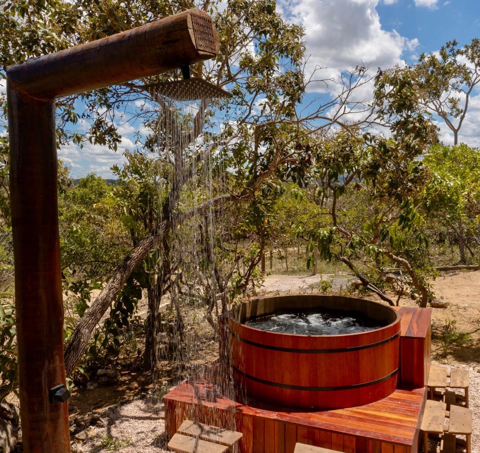 Spring, Day, Natural landscape, Garden, Hot Tub, Hot Tub, Garden view