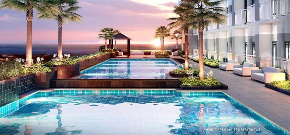 Day, Natural landscape, Garden, Garden view, Pool view, Swimming pool, sunbed