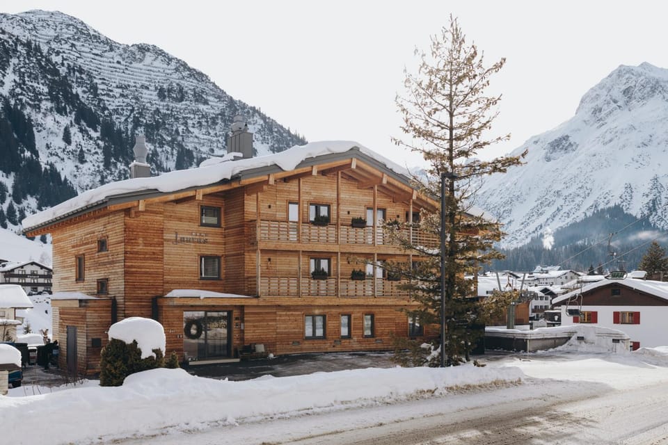 Property building, Natural landscape, Winter, Mountain view