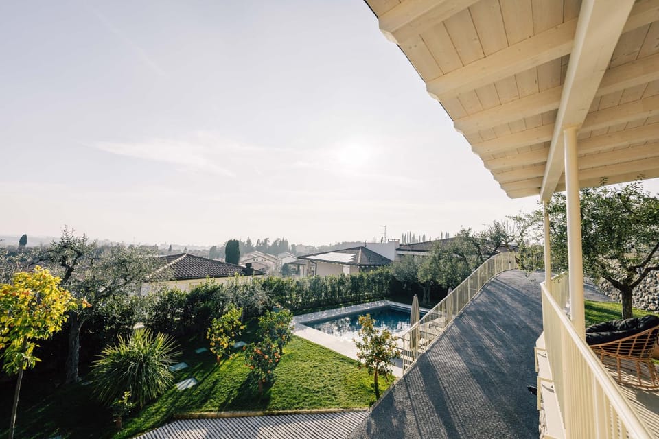 Property building, Living room, Swimming pool