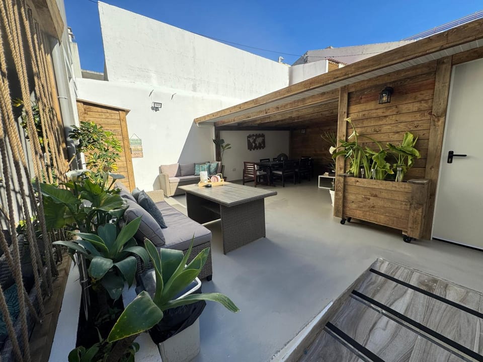 Patio, Seating area, Dining area