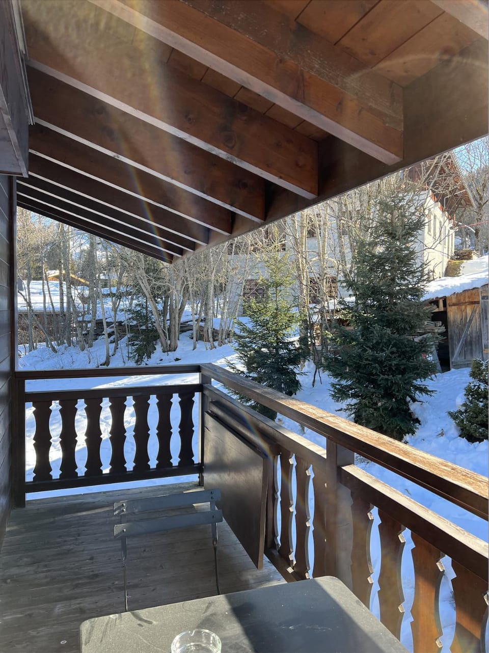 Winter, View (from property/room), Balcony/Terrace