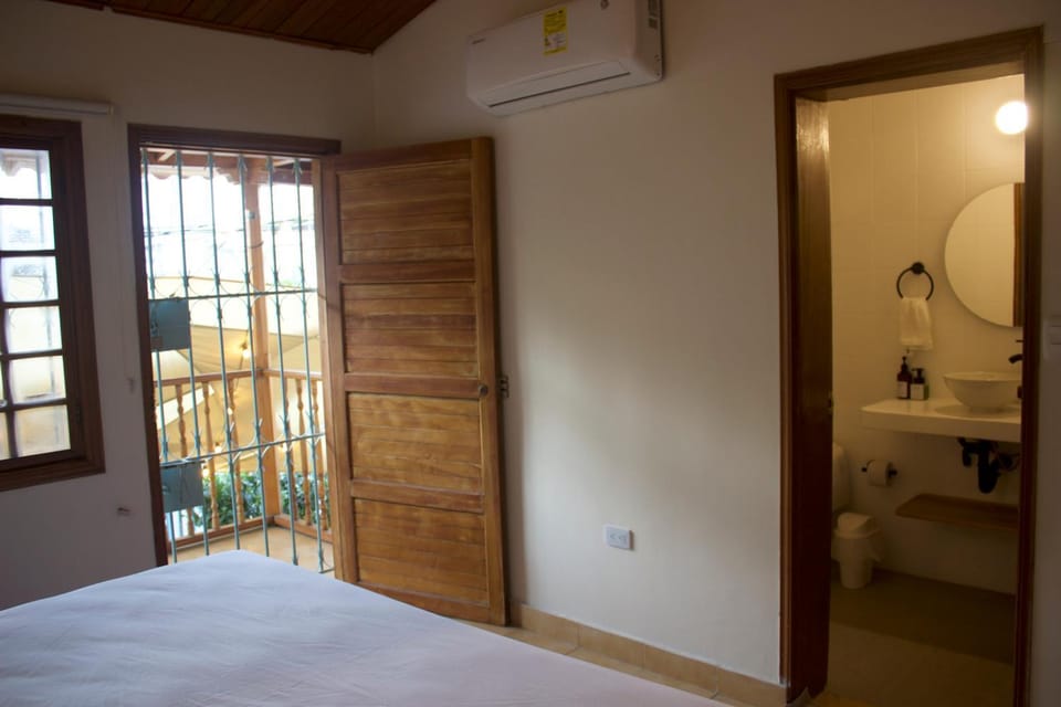 Bed, Bathroom, Bedroom