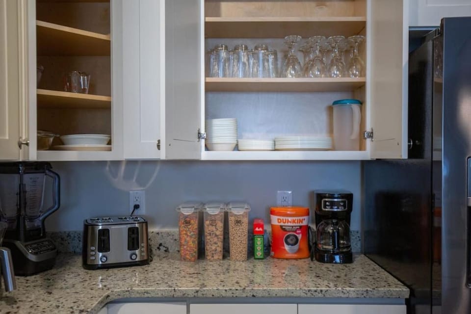 Coffee/tea facilities, Kitchen or kitchenette, toaster