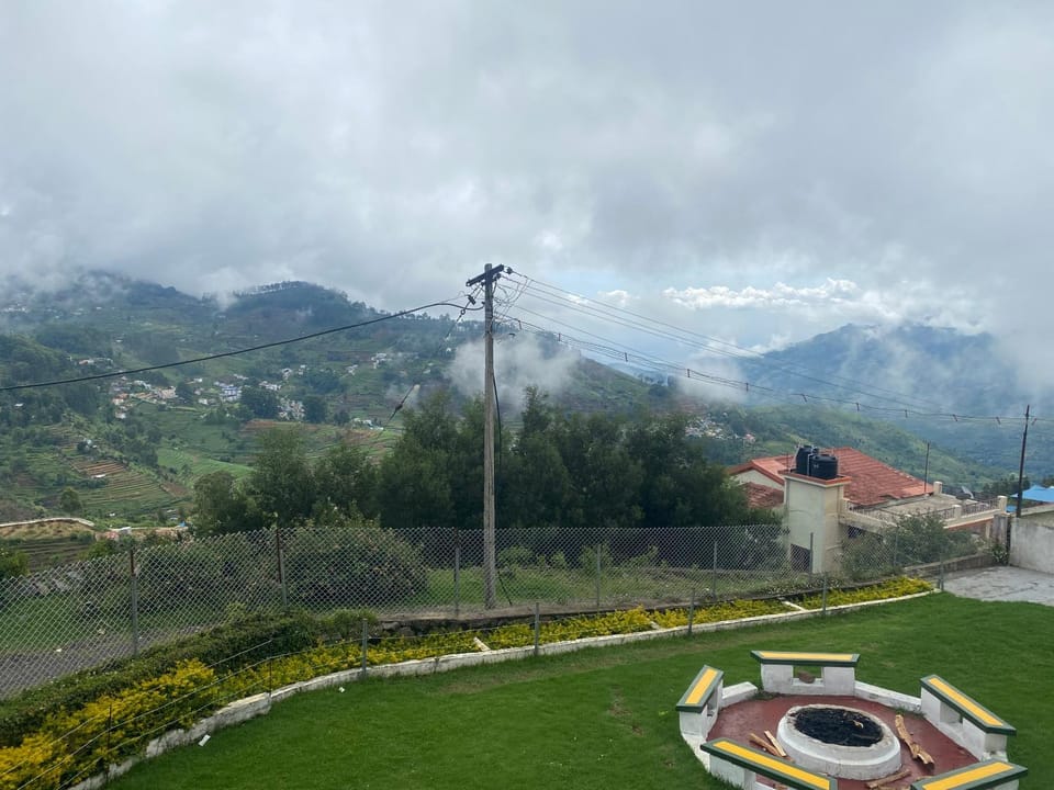 Garden, Mountain view