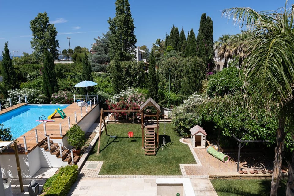 Children play ground, Garden, Swimming pool