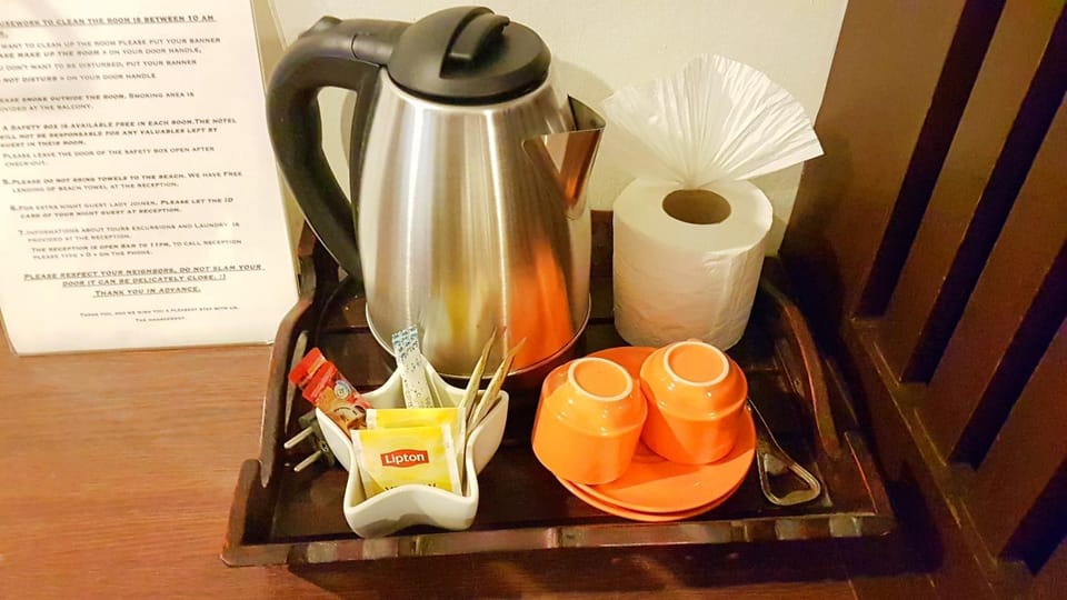 Coffee/tea facilities, Area and facilities