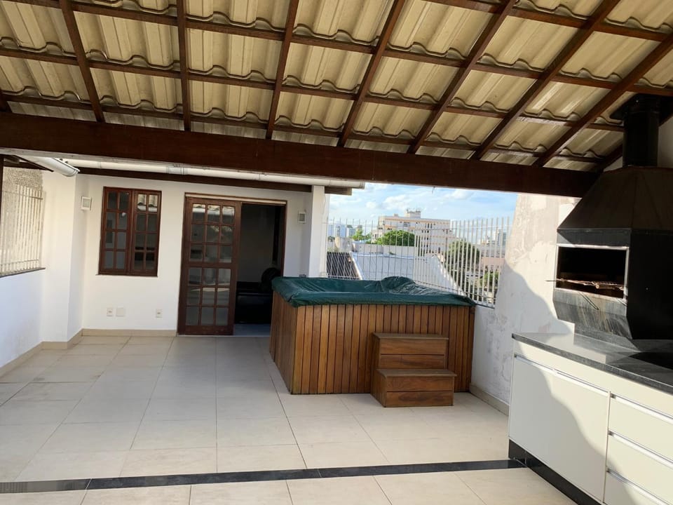 Property building, Hot Tub, View (from property/room), Balcony/Terrace
