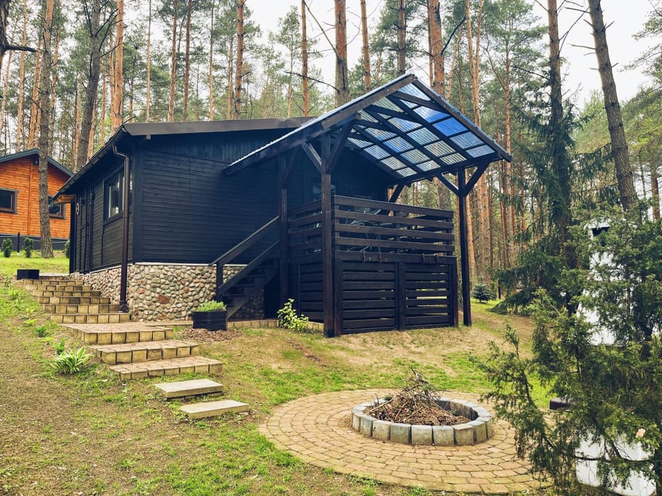 Domek obity dechami House in Masovian Voivodeship