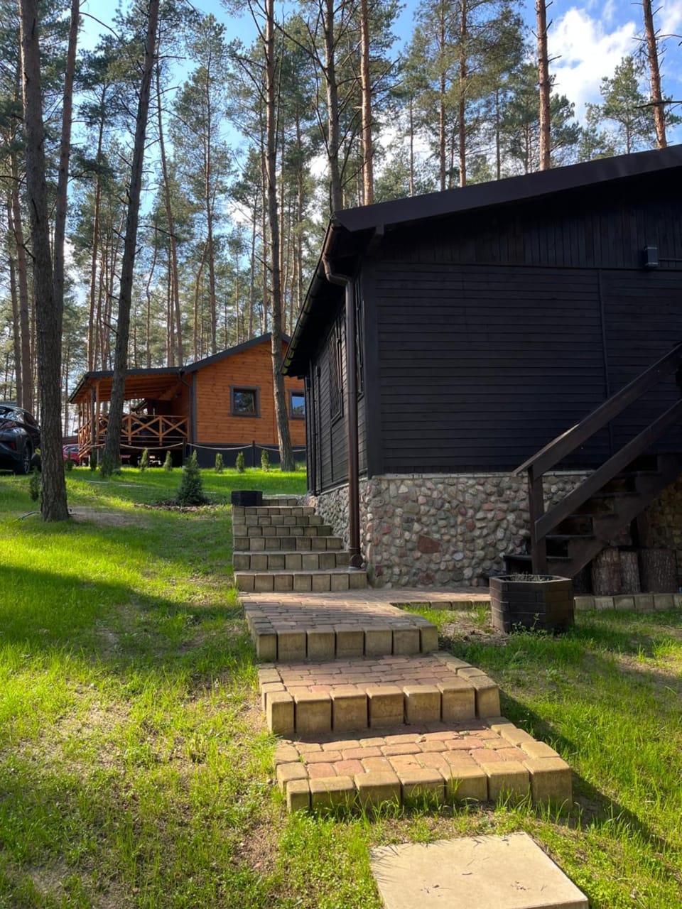 Domek obity dechami House in Masovian Voivodeship