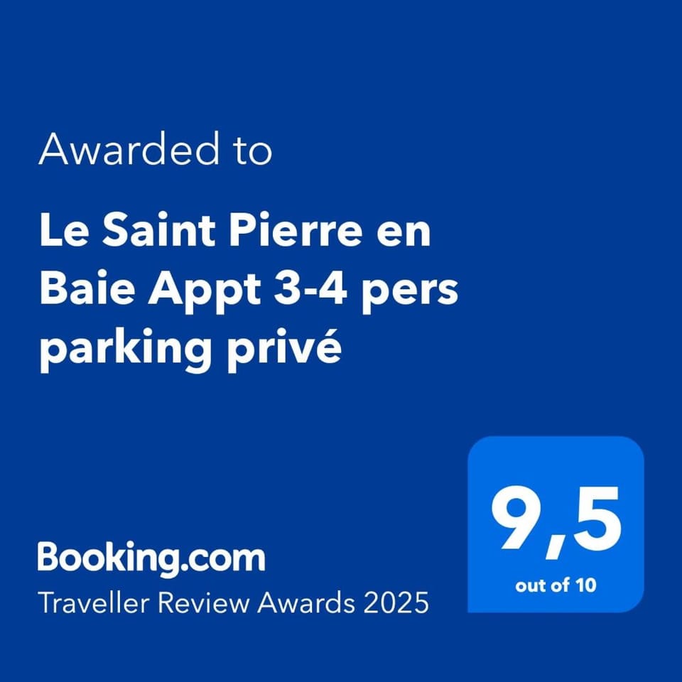 Le Saint Pierre en Baie Appt 3-4 pers parking privé Apartment in Hauts-de-France