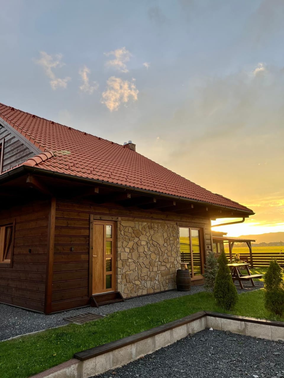 Property building, Day, Natural landscape, Sunset