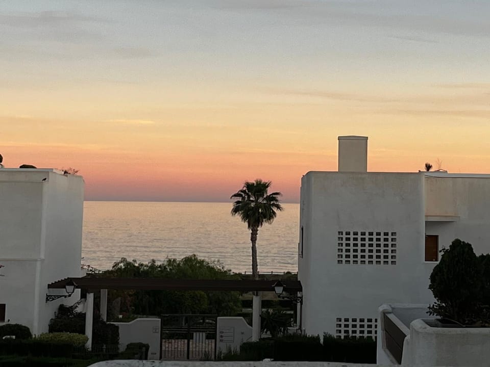 2 Room Sleeps 4 Parking 4 Pools Sea 1st Line Apartment in Andalusia