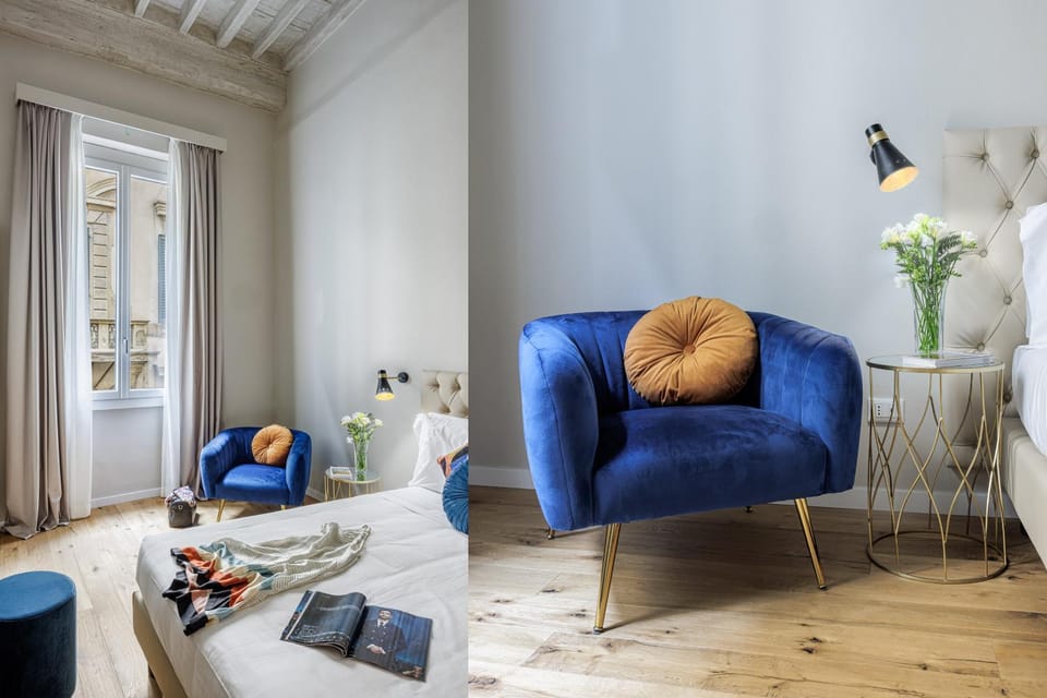 Living room, Seating area, Bedroom