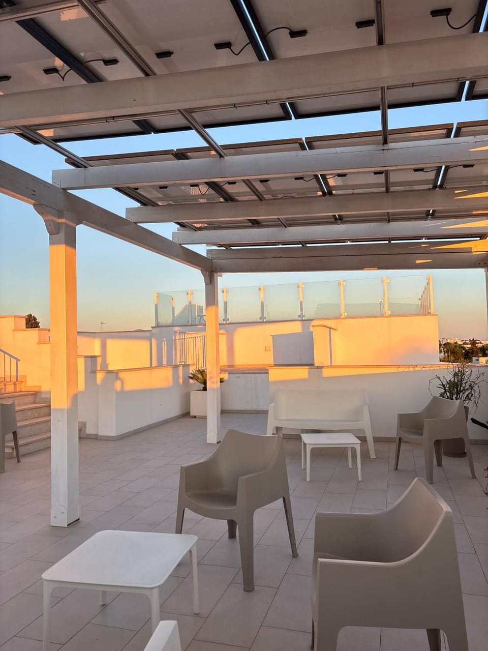 Balcony/Terrace, Swimming pool, Sunset