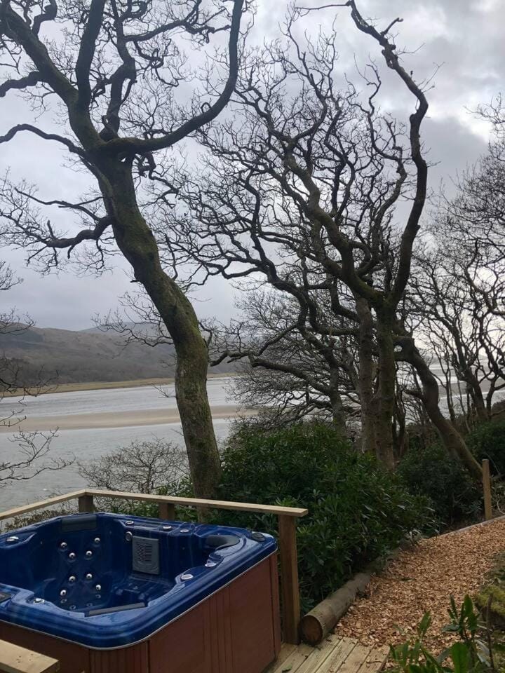 Waterside Cader Cabin with Hot Tub Cabin in Wales