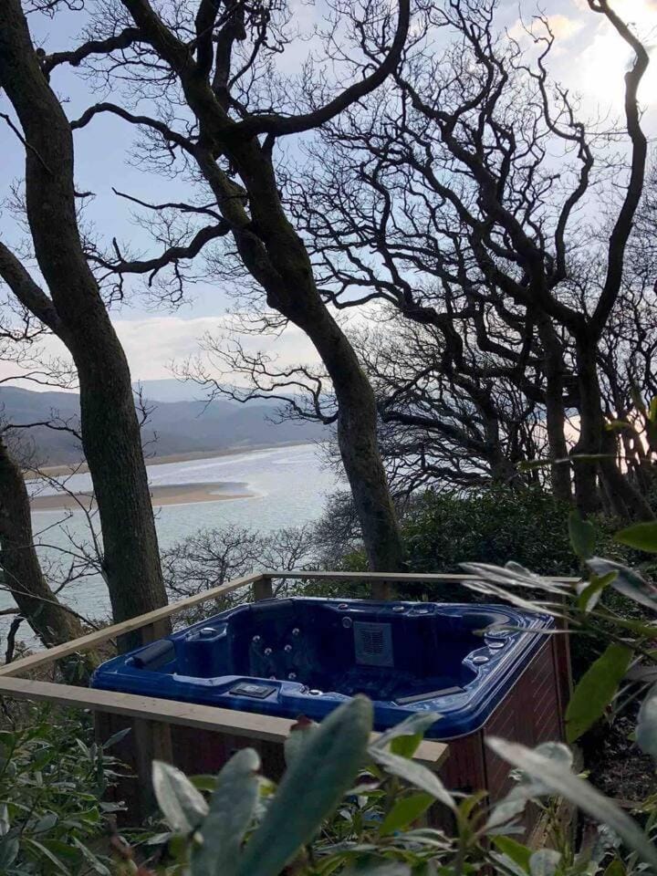 Waterside Cader Cabin with Hot Tub Cabin in Wales