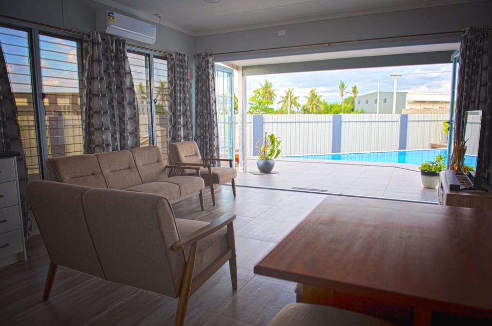 Balcony/Terrace, Living room, Swimming pool