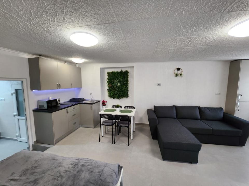 Kitchen or kitchenette, Dining area, minibar, stove