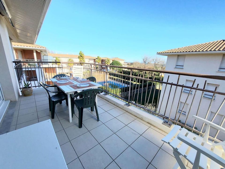 Appartement 2 pièces avec accès direct plage, piscine et terrasse - Marseillan - FR-1-326-778 Apartment in Marseillan