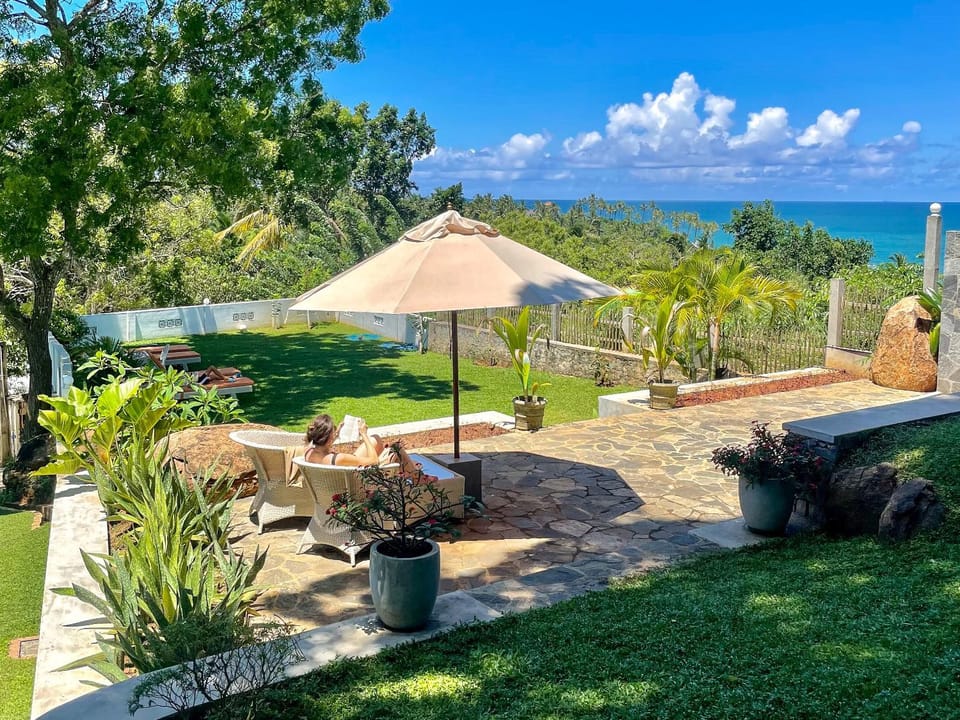 Patio, Garden view, Sea view