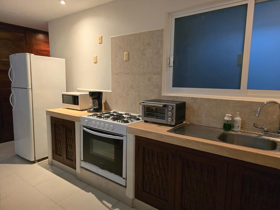 Coffee/tea facilities, Kitchen or kitchenette, oven, stove
