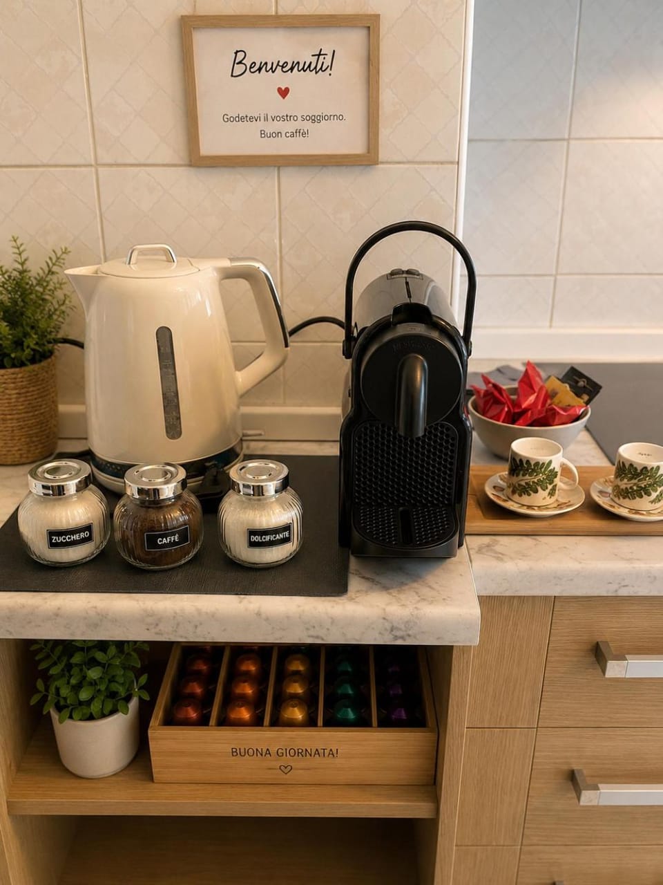 Coffee/tea facilities, Kitchen or kitchenette, Food and drinks, Food
