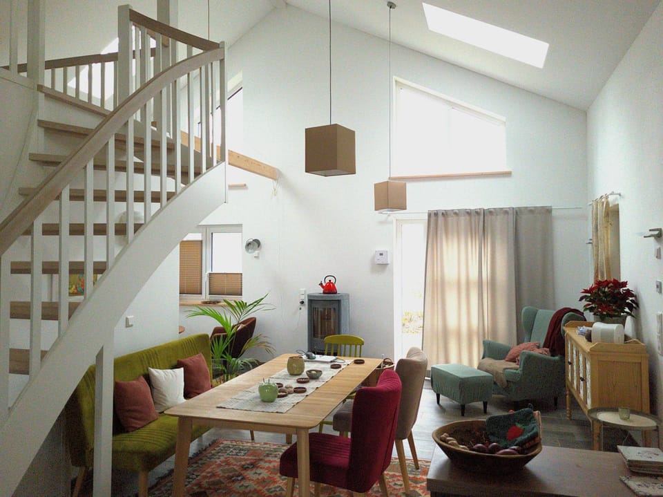 Living room, Seating area, Dining area